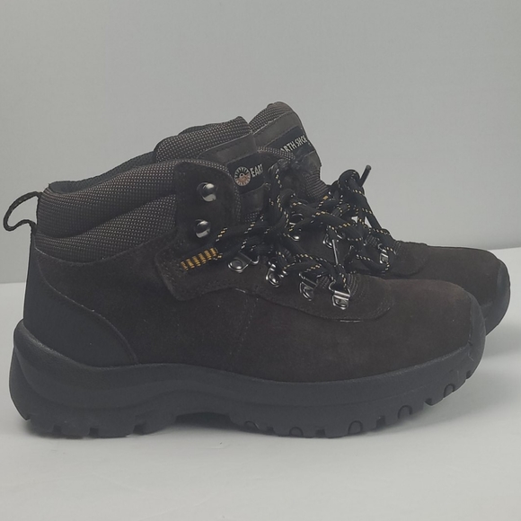 EARTH SHOE ASHLAND BROWN SUEDE SIZE 7 LACE UP BOOT - Picture 3 of 12